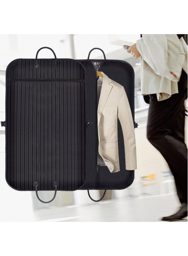 Travel Garment Bag for Business, Hanging Clothes Storage, Foldable Suit Dress Bag (40 Inch, Black) - Image 4